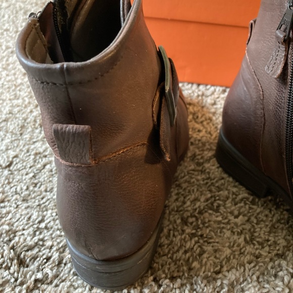 Miz Mooz Siggy Expresso Buckled Ankle Boots - Picture 6 of 11